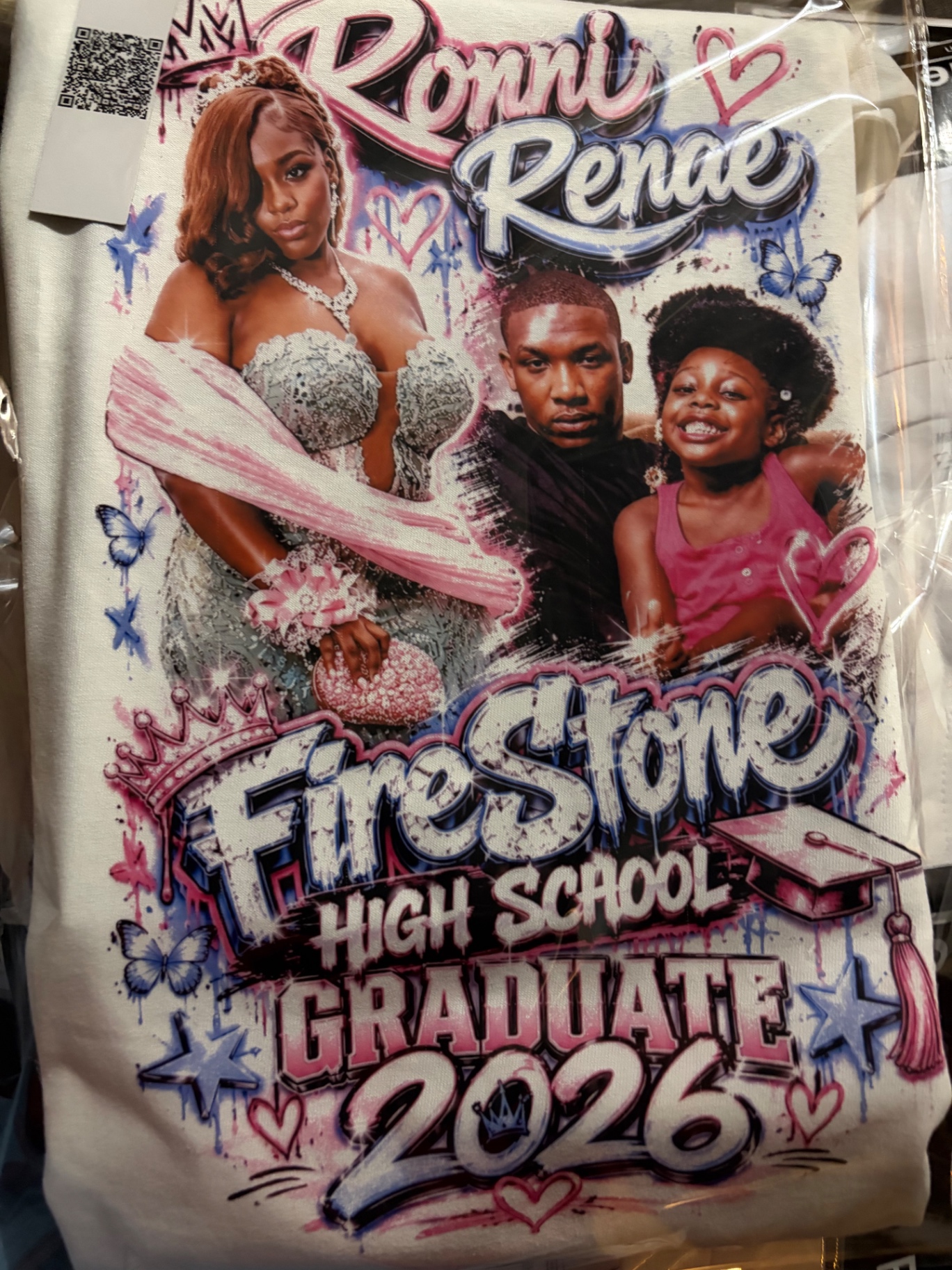 Ronni Renae — custom DTF tee pressed in-house by Brilliant Displays
